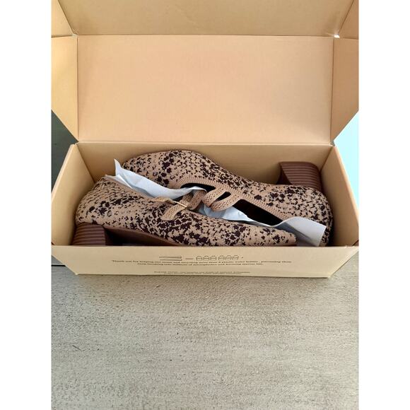 Vivaia Sz 39M Melody Pro Mary Jane Snake Print Excellent Square Toe - Picture 13 of 16